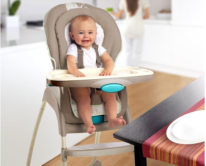 Designer high chair for babies