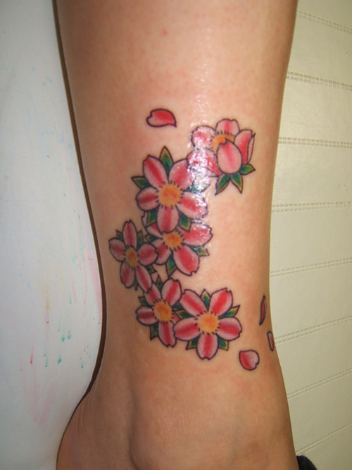 cherry tree tattoos designs. house cherry tree tattoos