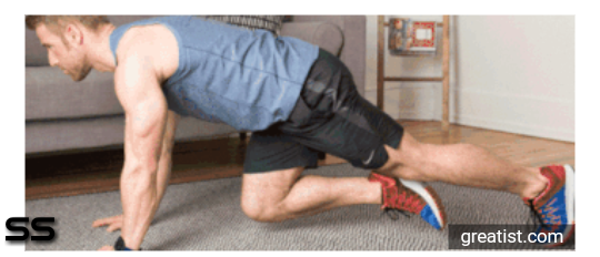 gerakan knee to chest push up