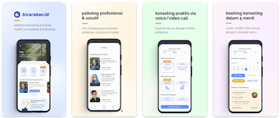 Aplikasi konsultasi kesehatan mental terpercaya