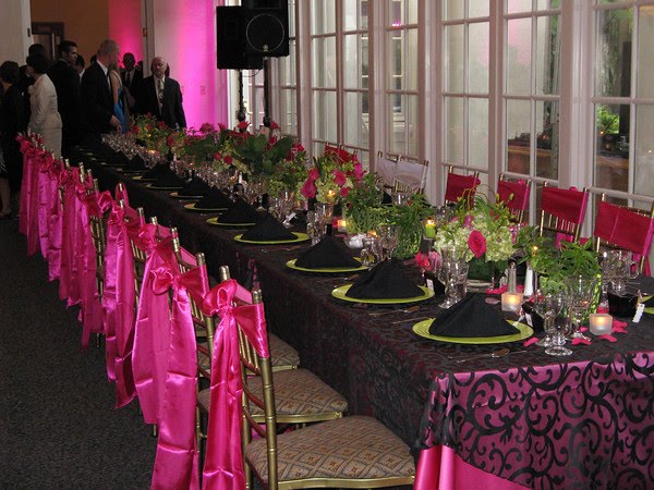 Pink And Black Wedding Decoration Trend Wedding Decoration