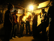 On the set of "Morgan"