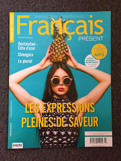 "Français Présent 61/2022" - okładka numeru - Francuski przy kawie