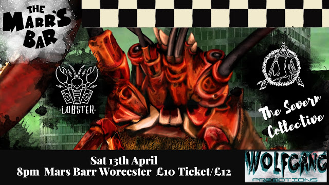 Flyer promoting the gig on 13th April 2024