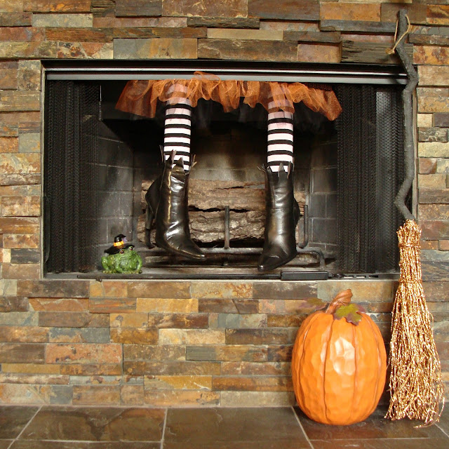 Halloween, Witch Legs, Halloween Decorations