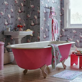 Colored freestanding bathtubs