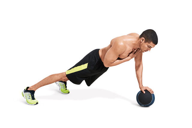 Best Chest Exercises of All Time - 30 Exercise - One Armed Medicine Ball Push Up