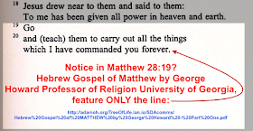 Matthew 28:19 The FALSE Trinitarian Translation.