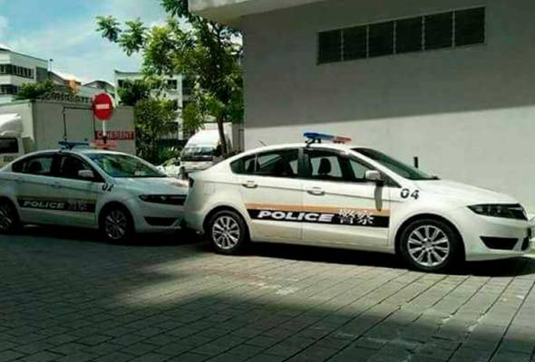 Kereta Polis China Kat Putrajaya Tu Untuk Kegunaan Penggambaran Filem 'The Original Sin' 