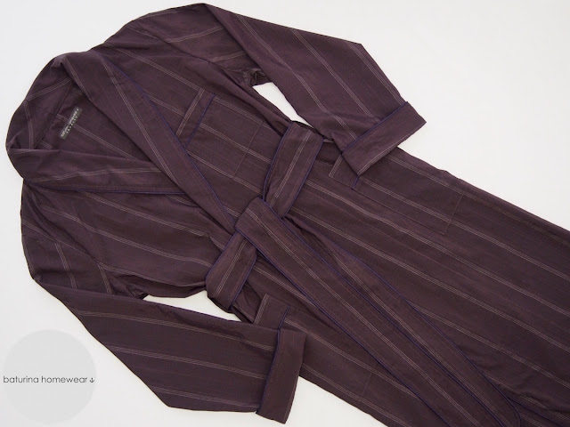 Mens Long Lightweight Jacquard Silk Purple Burgundy Robe Smoking Dressing Gown Gentlemen Loungewear.