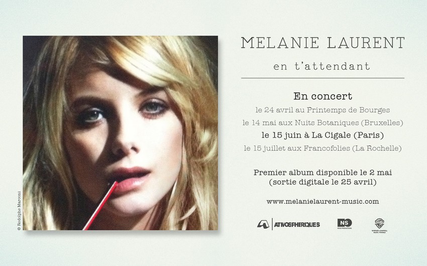 melanie laurent and damien rice. 2011 by Mélanie Laurent