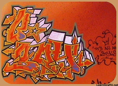 Coloring Graffiti Letter