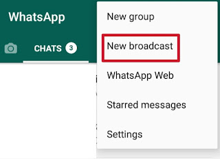 Whatsapp broadcast, whatsapp trick