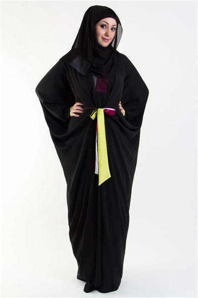  teladan animo gaya desain baju model abaya terbaru  21 Model Abaya Terbaru 2018