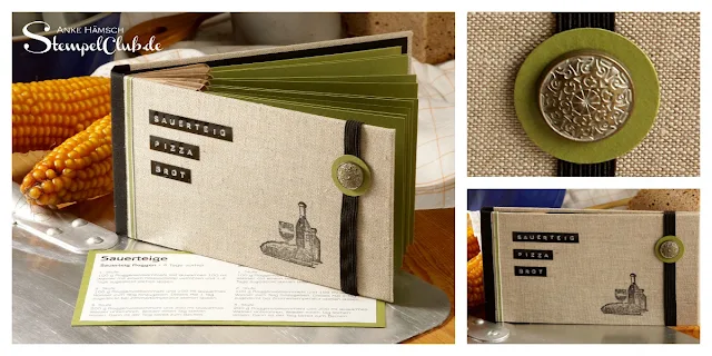 Backbuch, Minialbum ohne Kleben, Faltbindung
