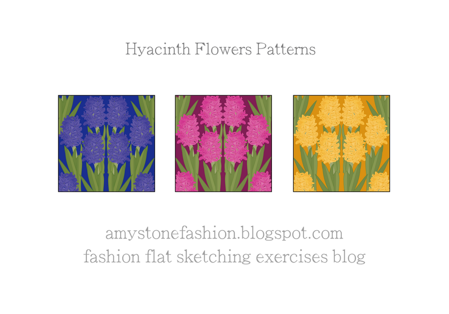 Hyacinth Floral Patterns