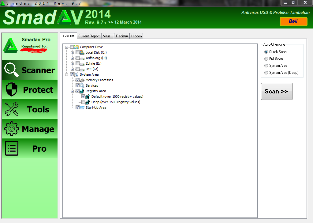 SmadAV Pro Rev. 9.8 Full Keygen Serial Number 2014 Download