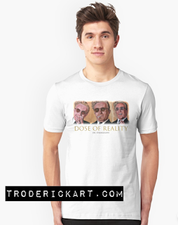 Dose of Reality Dr. Strangelove t-shirt by Boulder portrait artist Tom Roderick