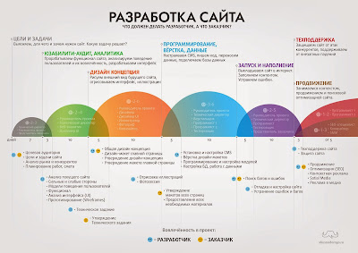 инфографика разработка сайта