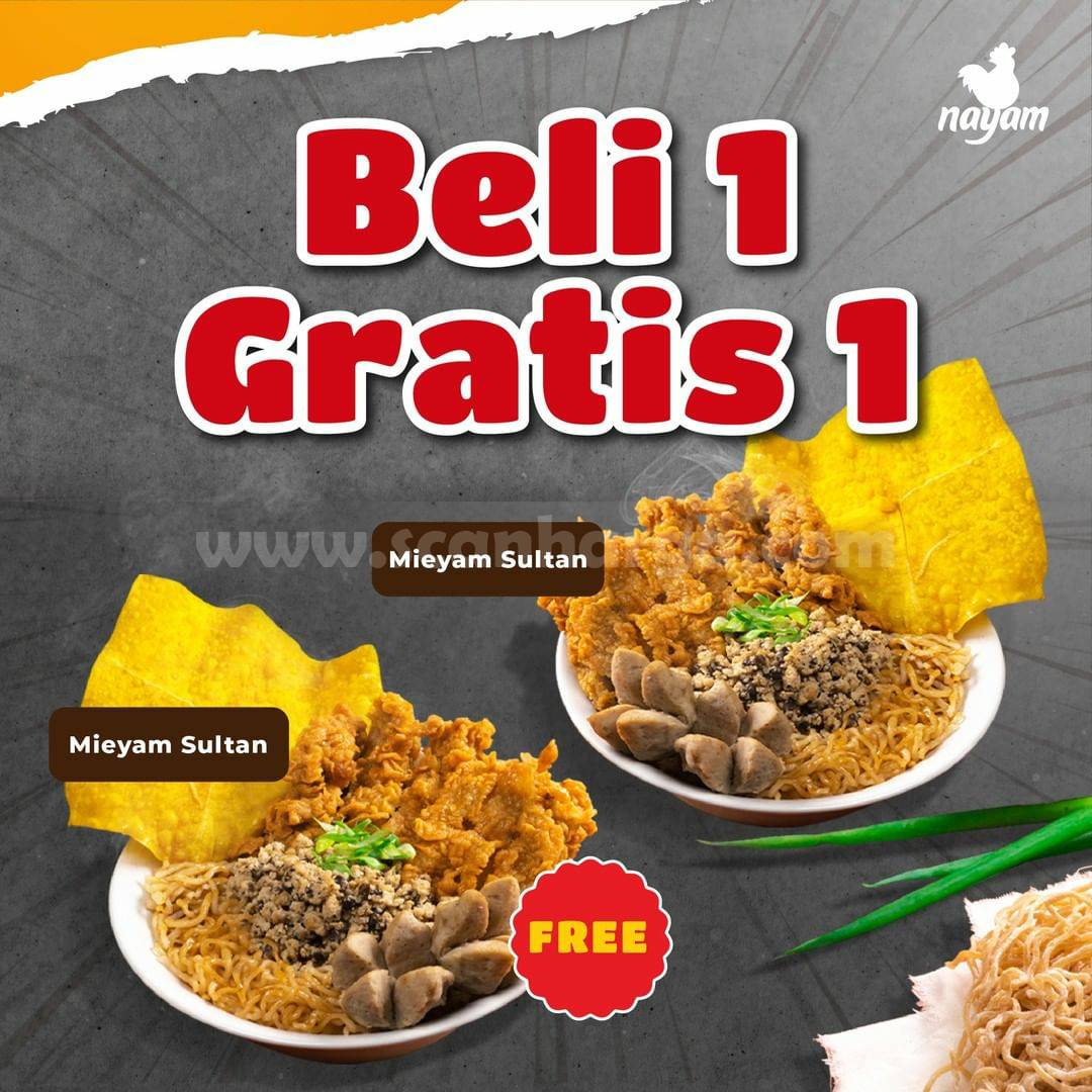 NAYAM Promo Spesial Beli 1 Gratis 1 Mieyam Sultan