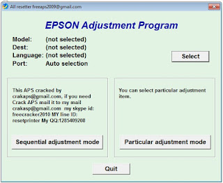 Epson L310 Resetter