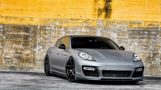 Matte Finish Porsche Panamera HD Wallpaper