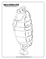 word world sheep coloring pages