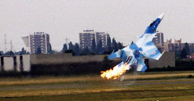The Moment of Fighter Aircraft Collision in Air