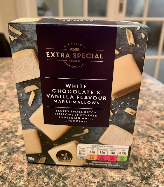 White chocolate and Vanilla Flavour Marshmallows (Asda)