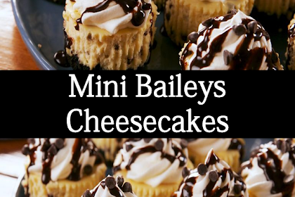 Mini Baileys Cheesecakes