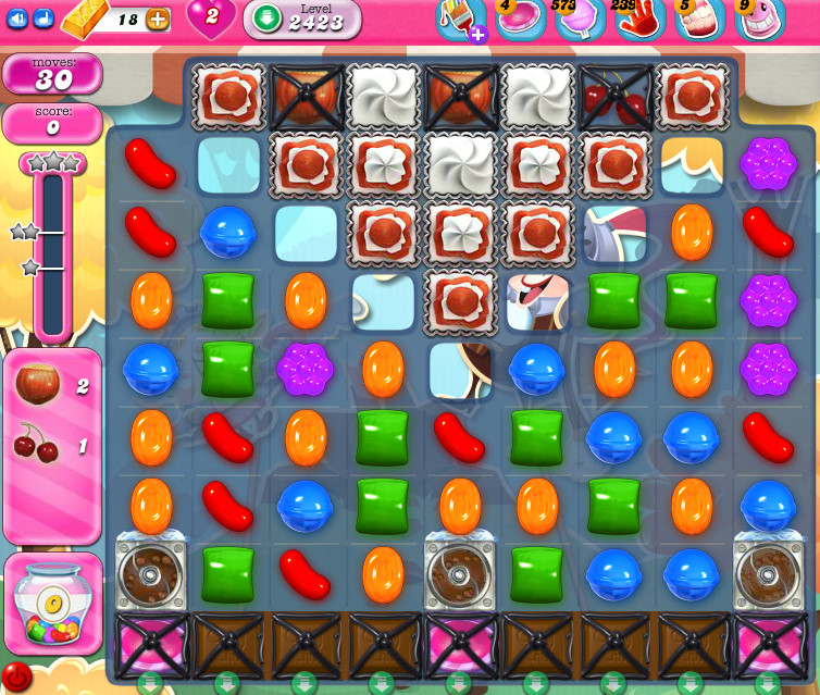 Candy Crush Saga level 2423