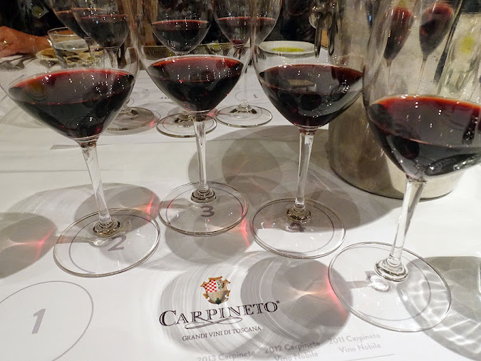 Carpineto Vino Nobile di Montepulciano 2015 - 2011 vertical wine tasting