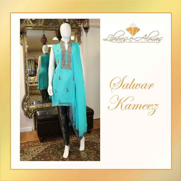 Blue Salwar Kameez 