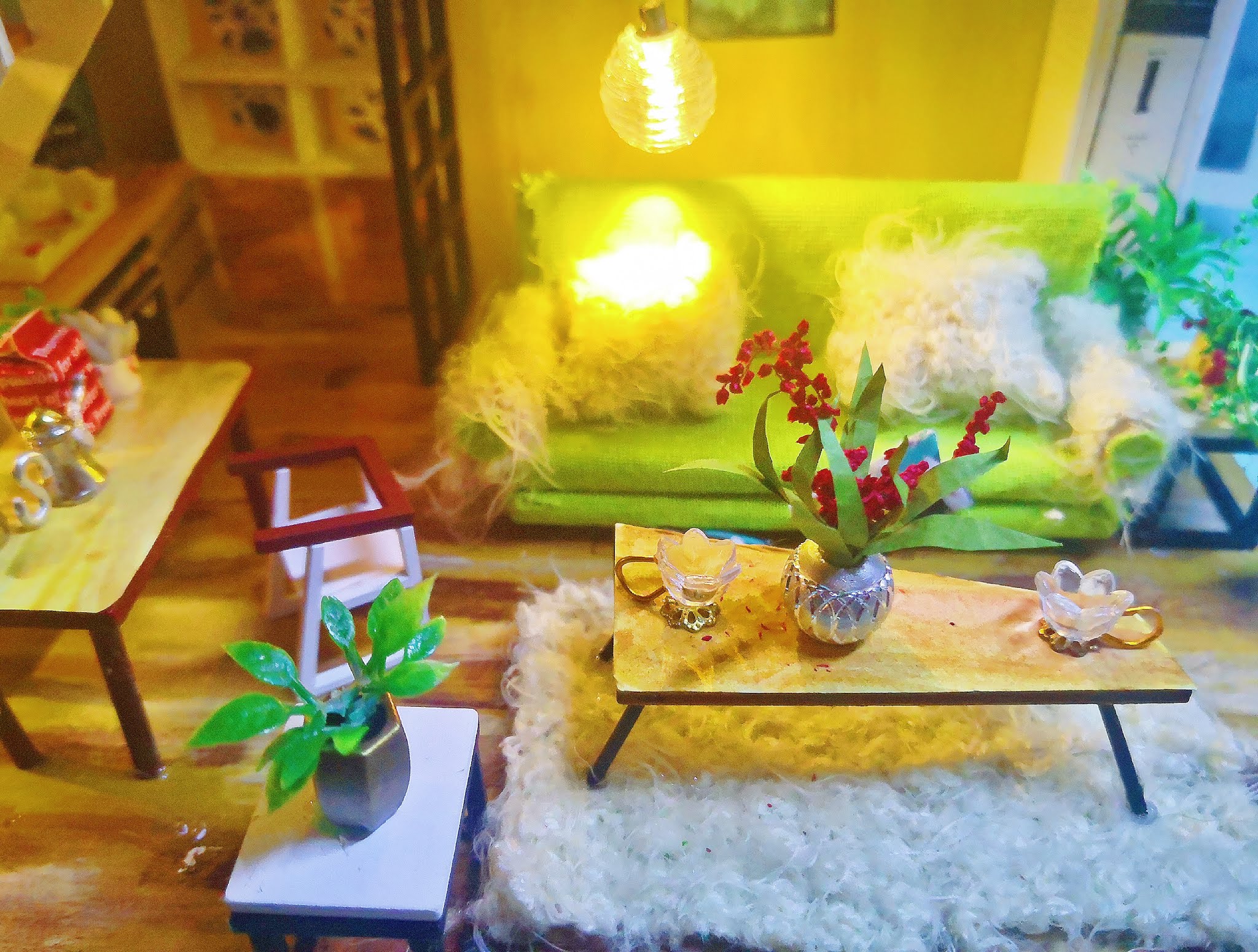 20 DIY Miniature Doll House Rooms pictures tiny cute