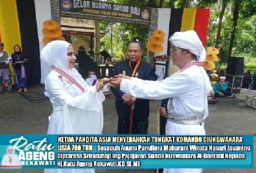 Ketua Harian DPP PJBN Mendapatkan Gelar Kehormatan Dari Majelis Agung Tritangtu Sunda Bali