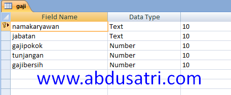 Contoh program karyawan dengan database di delphi