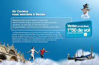 Vol Air Corsica Venise