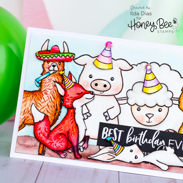 Best Birthday Ever Selfie Card by ilovedoingallthingscrafty.com 