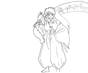 #10 Inuyasha Coloring Page