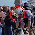 Homem se entrega à polícia após atirar garrafa em Mathieu van der Poel na Paris-Roubaix