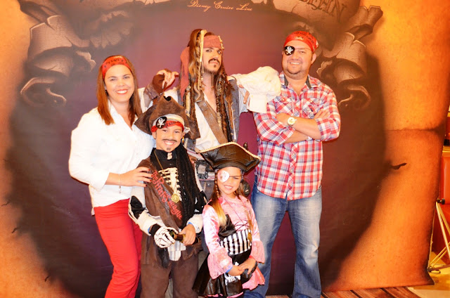 Diversão na Noite Pirata - a bordo do Disney Fantasy