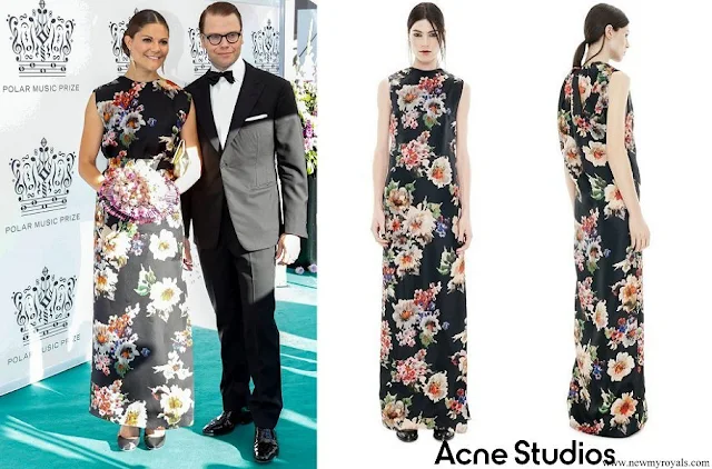 Crown Princess Victoria wore Acne Studios Floral Print Silk Maxi Dress