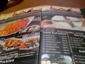 Menu - Persia Restorant