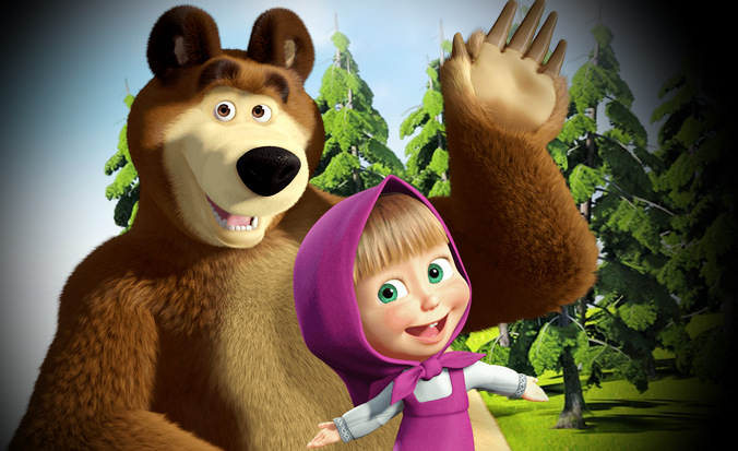 Gambar DP BBM Foto Lucu Masha And The Bear  Caption 