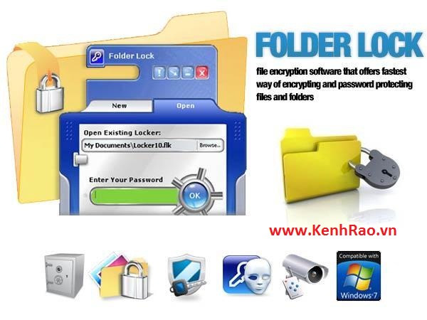 Folder Lock 7.1.1 final with serial - bảo vệ tập tin và thư mục với mật khẩu