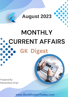 Monthly Current Affair GK Digest: August 2023