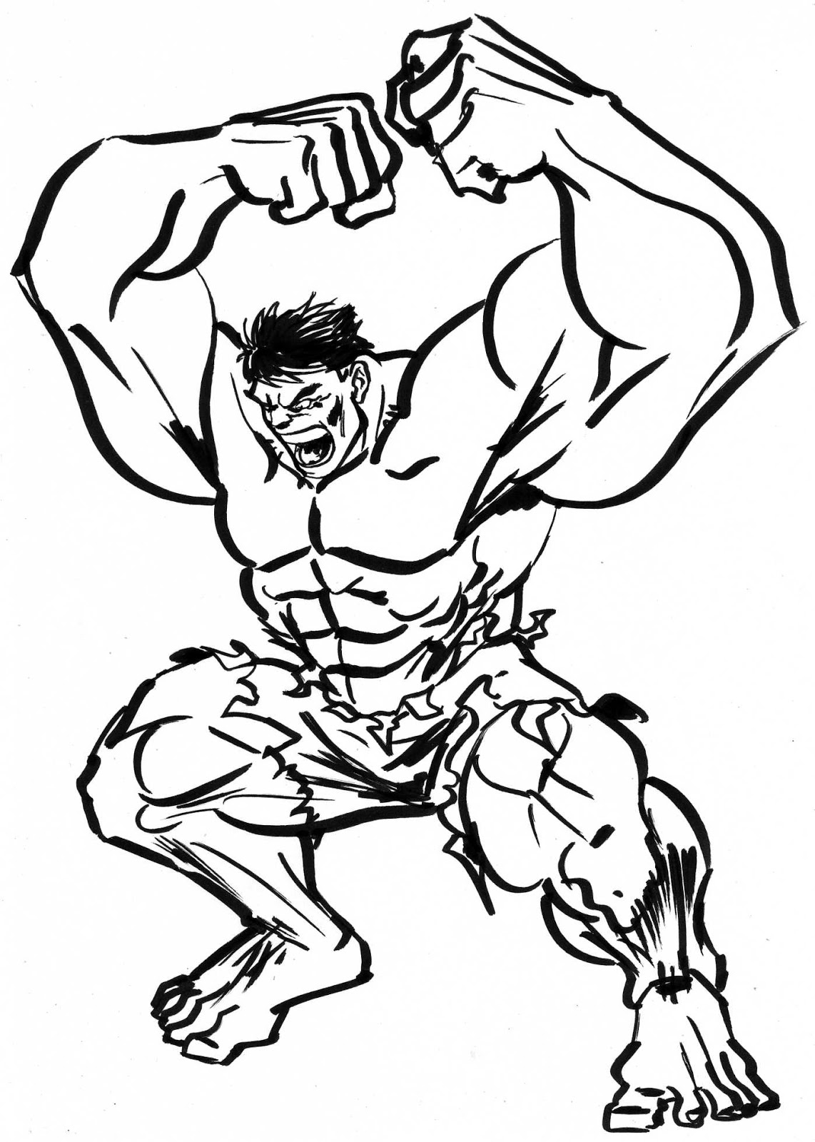 Gambar Sibeloy January 2012 Hulk Sketsa Gambar Seketsa Joker Di