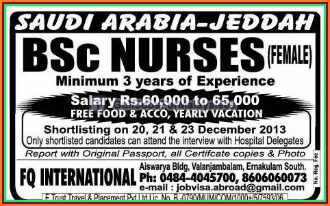 Nurses For KSA