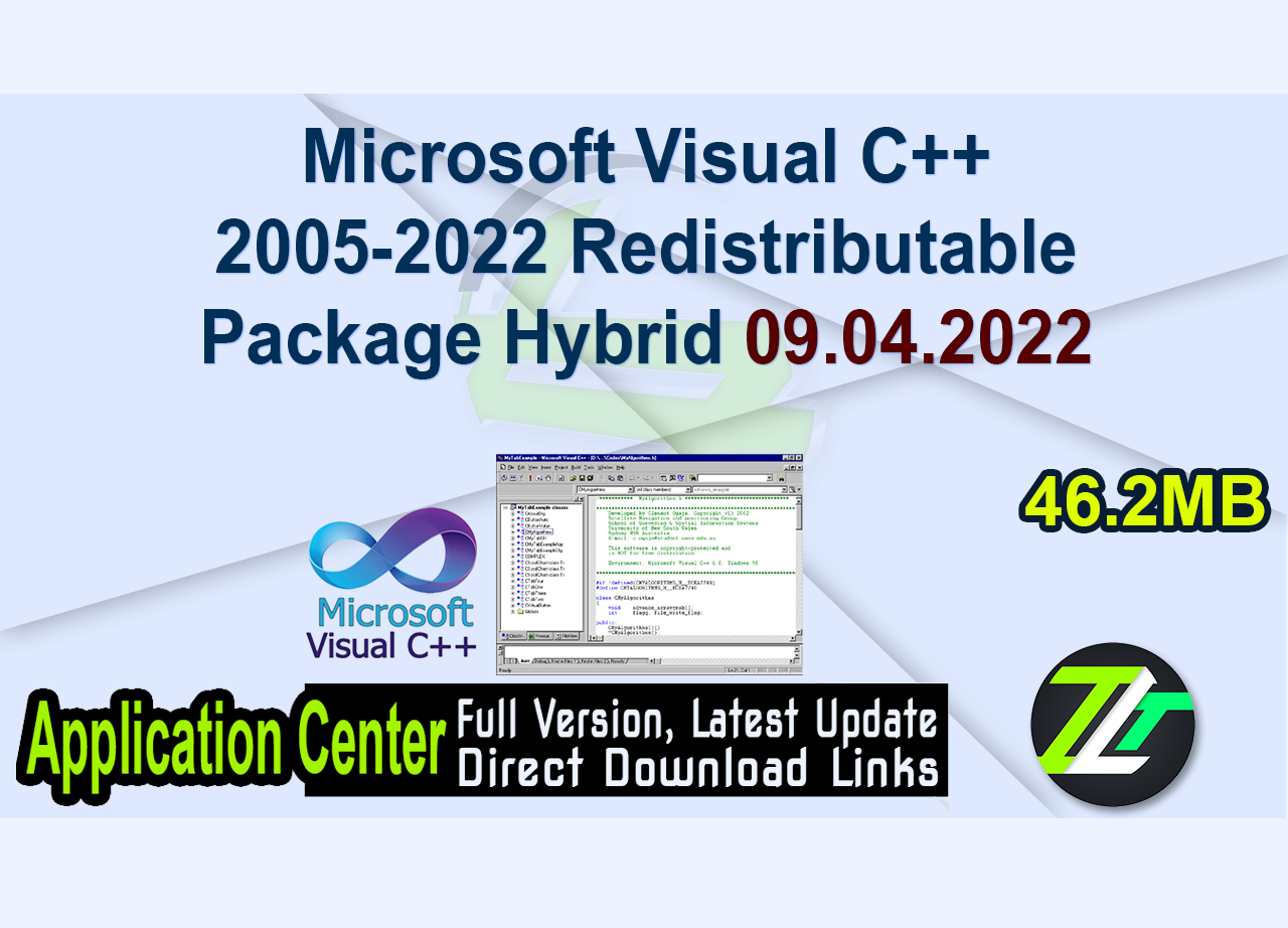 Microsoft Visual C++ 2005-2022 Redistributable Package Hybrid 09.04.2022