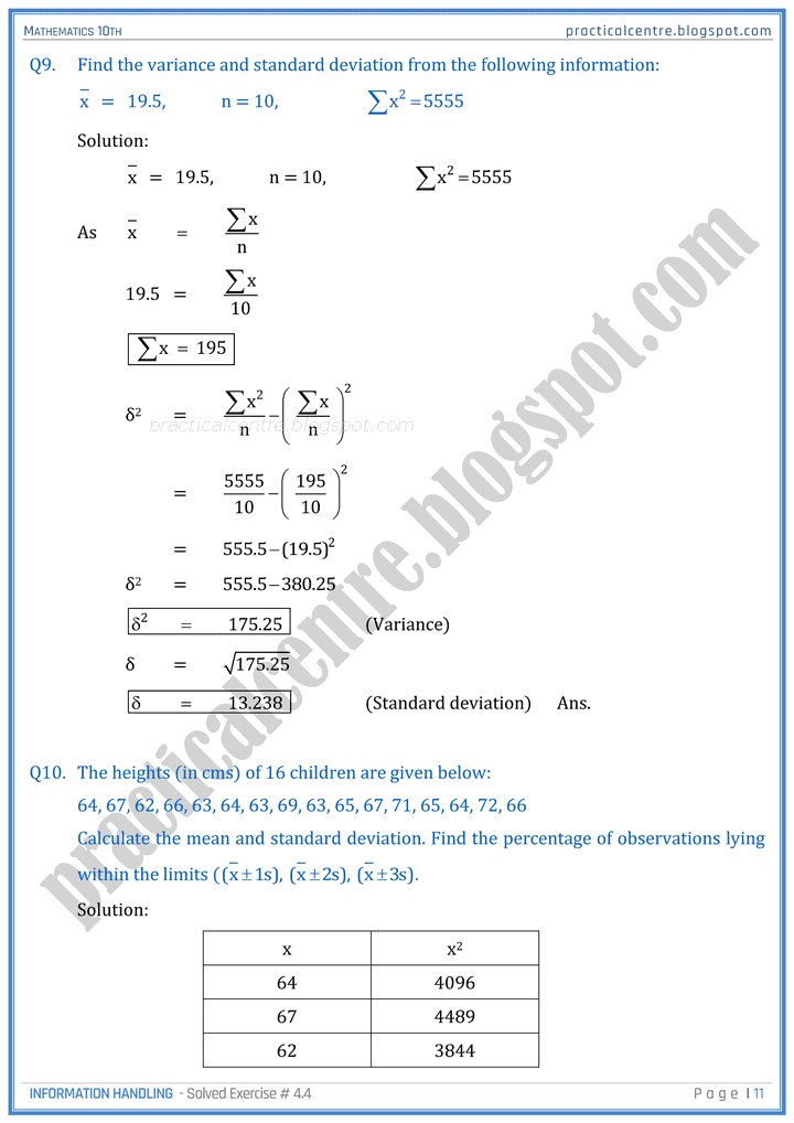 information-handling-exercise-4-4-mathematics-10th